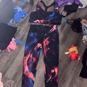 Women's Multicolor Activewear Set